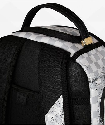 Sprayground Storm Fade White Check Backpack🔥New Black Bookbag