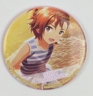 The Idolmaster SideM Shiro Tachibana Can Badge Pin Banpresto
