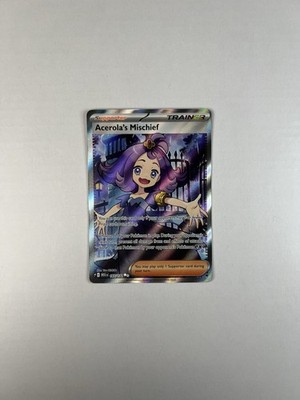 Acerola's Mischief 165/132 Ultra Rare Full Art Holo Pokémon Mega Evolution - NM