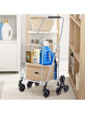 Grocery Shopping Cart 45L Stair Climbing Foldable Lightweight Travel