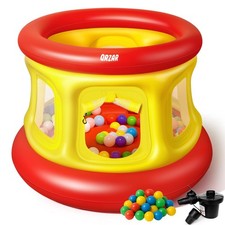 All-in-1 Inflatable Bounce House with 55 Balls for Toddlers 1-3, Playpen, Bal...