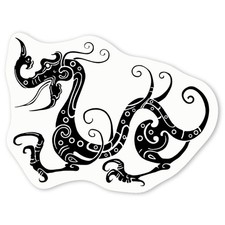 Aufkleber Sticker "Mythischer Drache" (DW047922)