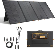 400W Portable Solar Panel,Foldable Solar Panel Power Backup,36V Output Solar Cha