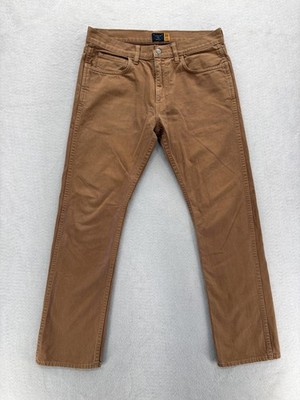 J.Crew 770 Straight Jeans Mens 31x30 Brown Denim Casual Workwear Preppy Pants
