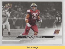 2024 Upper Deck UFL White Matt Colburn II #44 READ 17iz