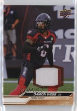 2024 Upper Deck CFL Game Patch 14/35 Damon Webb #25 Patch 0wr