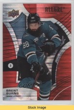 2021-22 Upper Deck Allure Red Rainbow Brent Burns #18 READ 0w6
