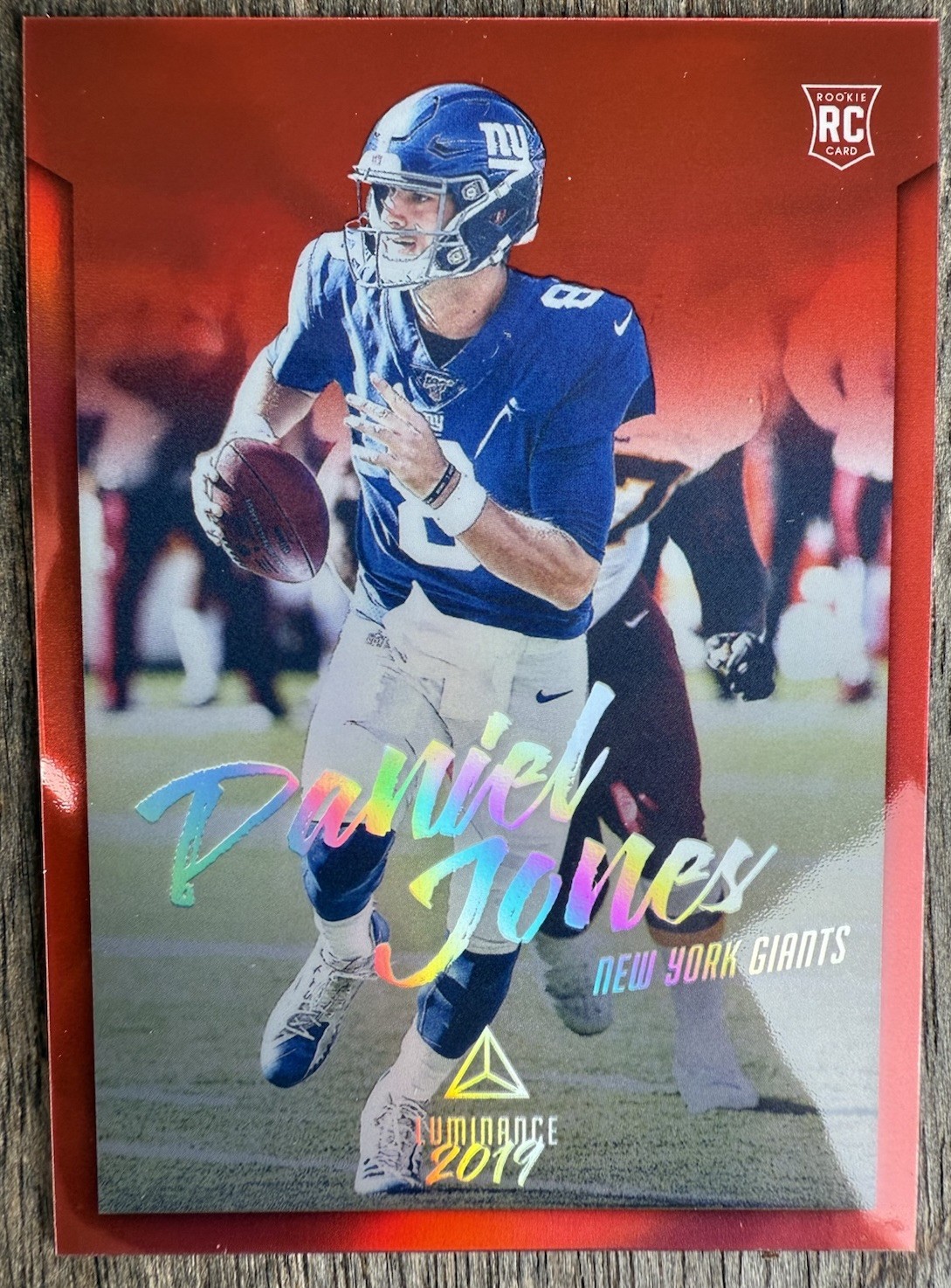 2019 Luminance Daniel Jones Rookie /99 Red Prizm RC SP - Indianapolis Colts