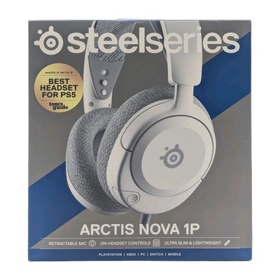 SteelSeries Arctis Nova 1P | Over-Ear Gaming Headset | White | 61612 | New