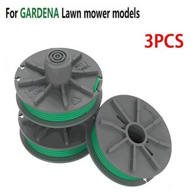 3Pcs Rasentrimmer Ersatzfadenspule für Gardena 5309-20 für Power Cut Plus 650/30