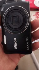 Nikon COOLPIX S3700 8x zoom 20.1 million pixels digital camera, black, 90 new,