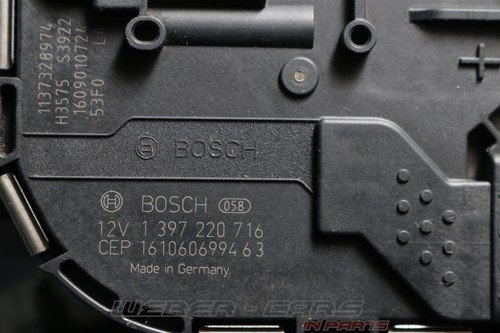 Audi Scheibenwischeraufnahme Motor Gestänge 4G1955023C OEM A6 S6 RS6 S7 RS7 4G - Afbeelding 9 van 11