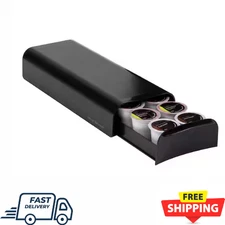 K-cup Storage Coffee Pod Organizer Drawer Holder 12-14 Black Stand Compact