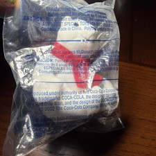 2002 MCDONALDS COCA-COLA HOLIDAY POLAR BEAR PLUSH-NEW IN ORIGINAL PACKAGE