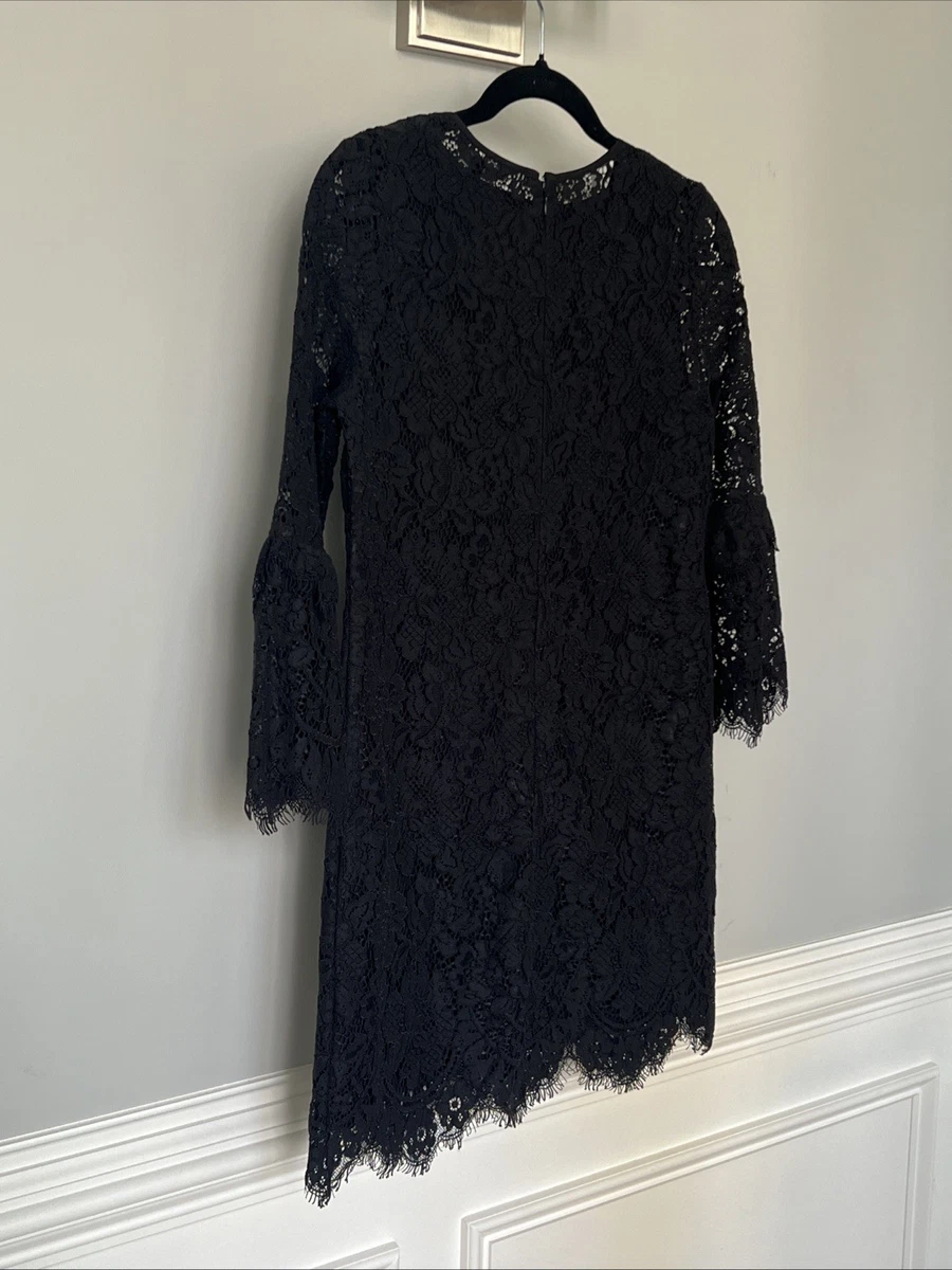 chinese dress ladies Mouret X Banana Republic Black Dress