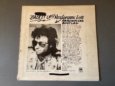 NILS LOFGREN - Back It Up LP - 1975 Official Bootleg Promo - A&M SP 8362 - EX NILS LOFGREN - Back It Up LP - 1975 Official Bootleg Promo - A&M SP 8362 - EX