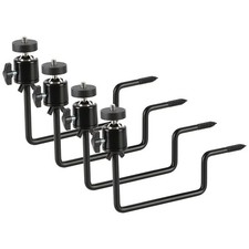 Trail Camera Mount, 4 Pcs Holder with 1/4 in black-4