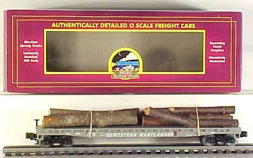 Coche plano MTH 20-98102 O Western Maryland con carga de registro #2317 nuevo en caja | Zustand: New