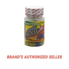 Stacker two Capsules 20ct Weight Loss Energy Dietary Supple-Direct from Brand