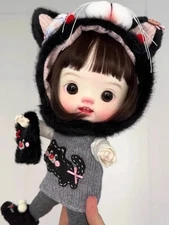 1/6 BJD Doll Big Head Baby DianDian Normal Color Y12-Free Face Make UP+Free Eyes