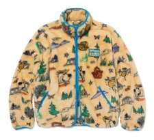 *NWT* Parks Project x Yogi Bear Soft Faux Shearling Fullzip Jacket -Unsex Size M