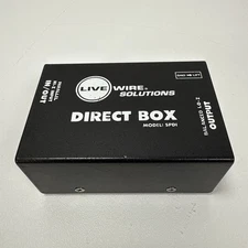 Live Wire Solutions Direct Box Model SPDI Balanced Lo- Z Output 