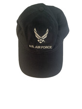 Official US Air Force Licensed Cap AF Logo Baseball Cap Hat Navy Blue USA Made