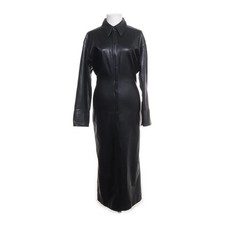 Zara, Maxikleid, Größe: M, Schwarz, Polyester, Einfarbig, Lederimitat #xeL