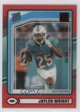 2024 Panini Clearly Donruss Rated Rookie Red 94/99 Jaylen Wright #84 0ud4