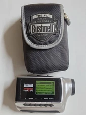 Bushnell Hybrid Laser GPS Rangefinder With Case ** TESTED And WORKS **