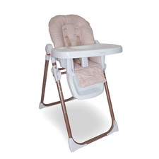 My Babiie MBHC8 Premium Highchair - Rose Gold Blush Tropical - Grade A
