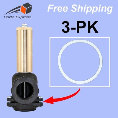 DUCO   3EA. DRY CLEANING HOFFMAN AJAX PRESS VACUUM FLANGE PTFE GASKET