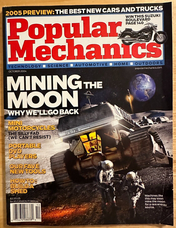 Popular Mechanics Magazine: October 2004, Technology-Science-Outdoors-Automotive