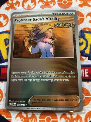 Professor Sada`s Vitality 170/182 PAR Reverse Holo Paradox Rift Pokemon ENGLISH