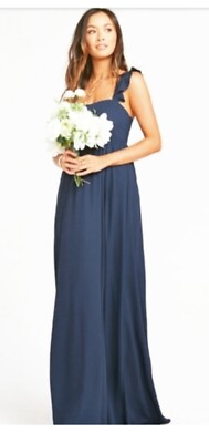 june maxi dress show me your mumu June Maxi Dress ~ Rich Navy Crisp M