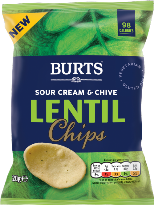 burts lentil chips