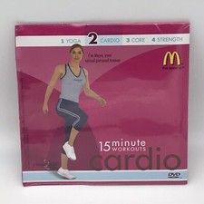 McDonalds 15 Minute Cardio Workout DVD English and Spanish New Factory Sealed
