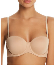 Calvin Klein 38B Constant Strapless T-Shirt Bra NWOT QP1429O Bare ---NO STRAPS--