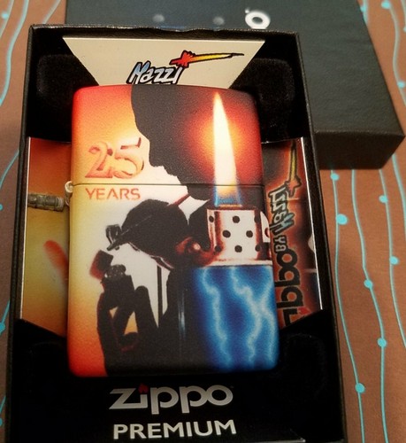 ZIPPO 49700 Claudio Mazzi 25 Years Wraparound NEW in box Windproof Lighter - Picture 7 of 8