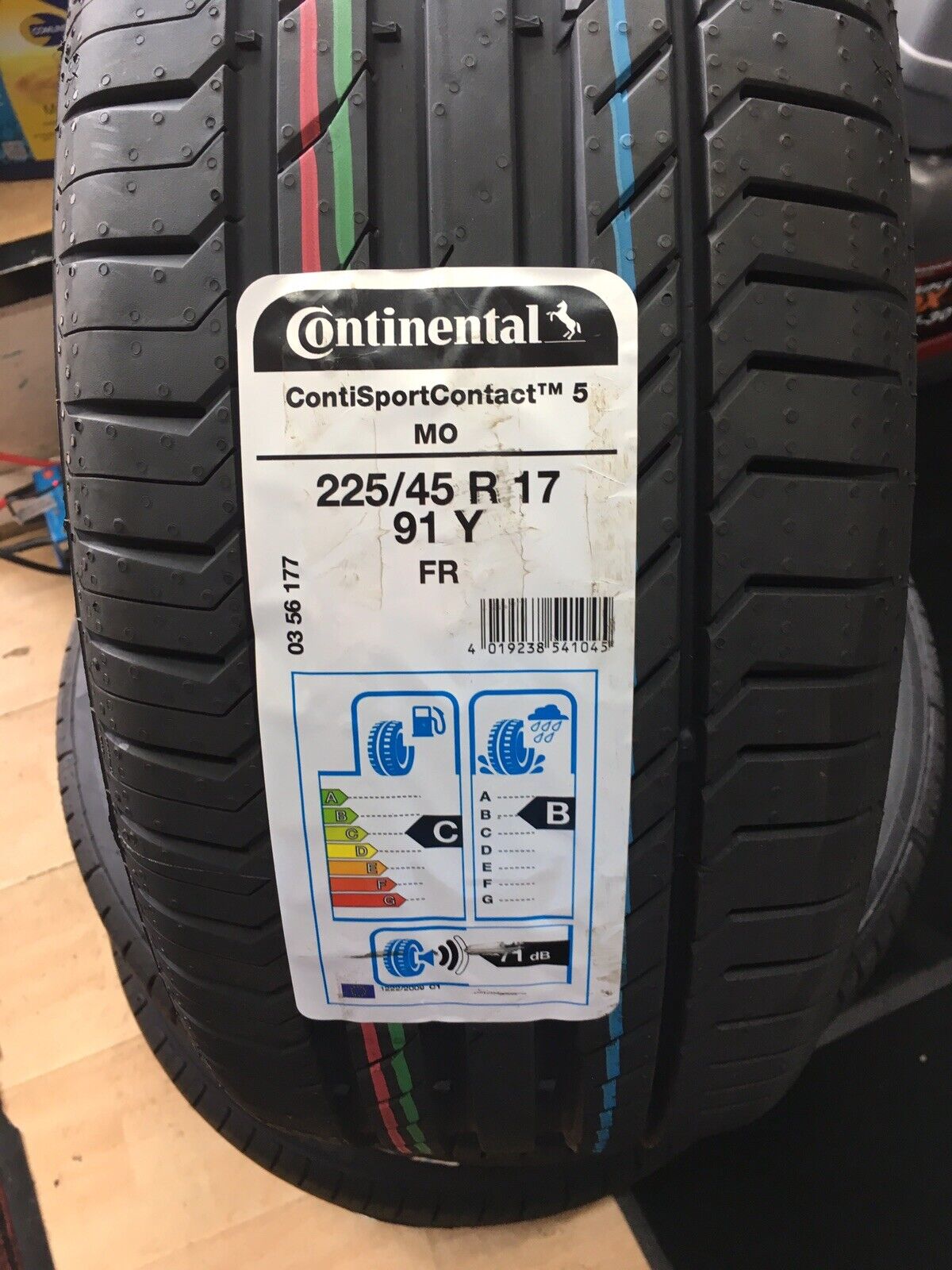 Continental Sport Contact 245 40 17 225 45 17 2 of each tyres