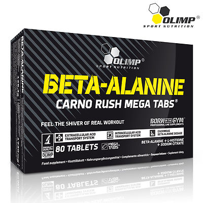 BETA-ALANINE 80 Tablets Pre-Workout Booster Endurance Stamina Resistance Energy