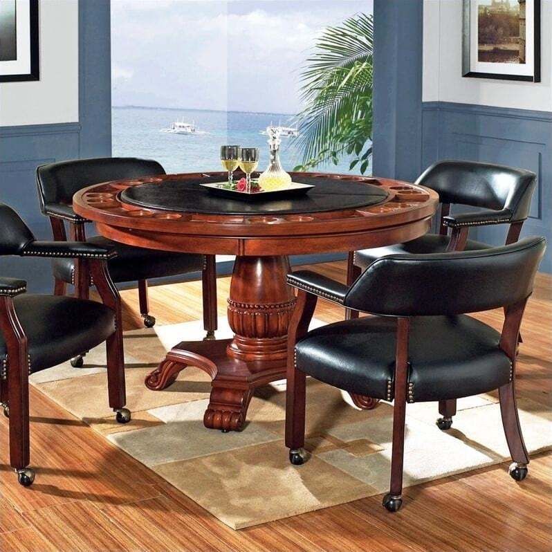 Tournament Black Top Poker Game Table in Cherry Finish 635178053260 | eBay Tournament Black Top Poker Game Table in Cherry Finish 635178053260 | eBay