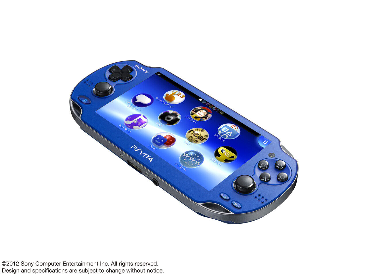 USED PS Playstation vita Wi-Fi model SAPPHIRE BLUE PCH-1000 ZA04 only  console