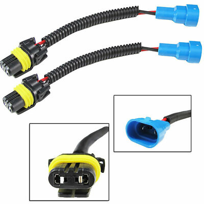 For Headlight Daytime Running Fog Light 9005/HB3 Extension Wiring Harness Socket