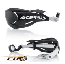 Acerbis X Factory Reinforced Handguards Black / White Enduro Suzuki RMX DRZ