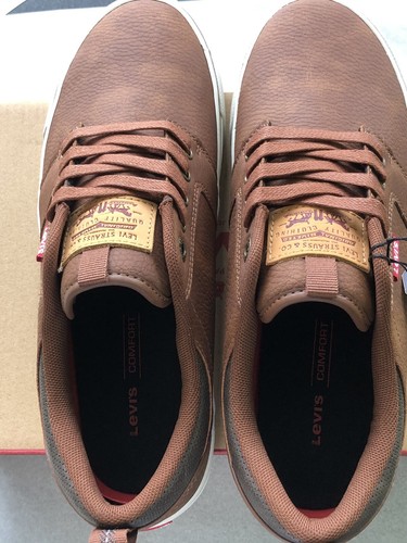 Levi's Mens Alpine Tumbled WX Casual Sneaker Shoe, Tan/Brown, Size 8.5