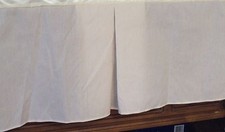 TWIN size Dust Ruffle - Ruffled or Tailored - ECRU 14", 18, 21" drops