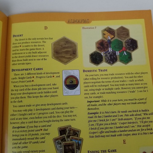 3071 Catan Replacement Game Rules and Almanac Booklet Instructions 2015 - Picture 6 of 8