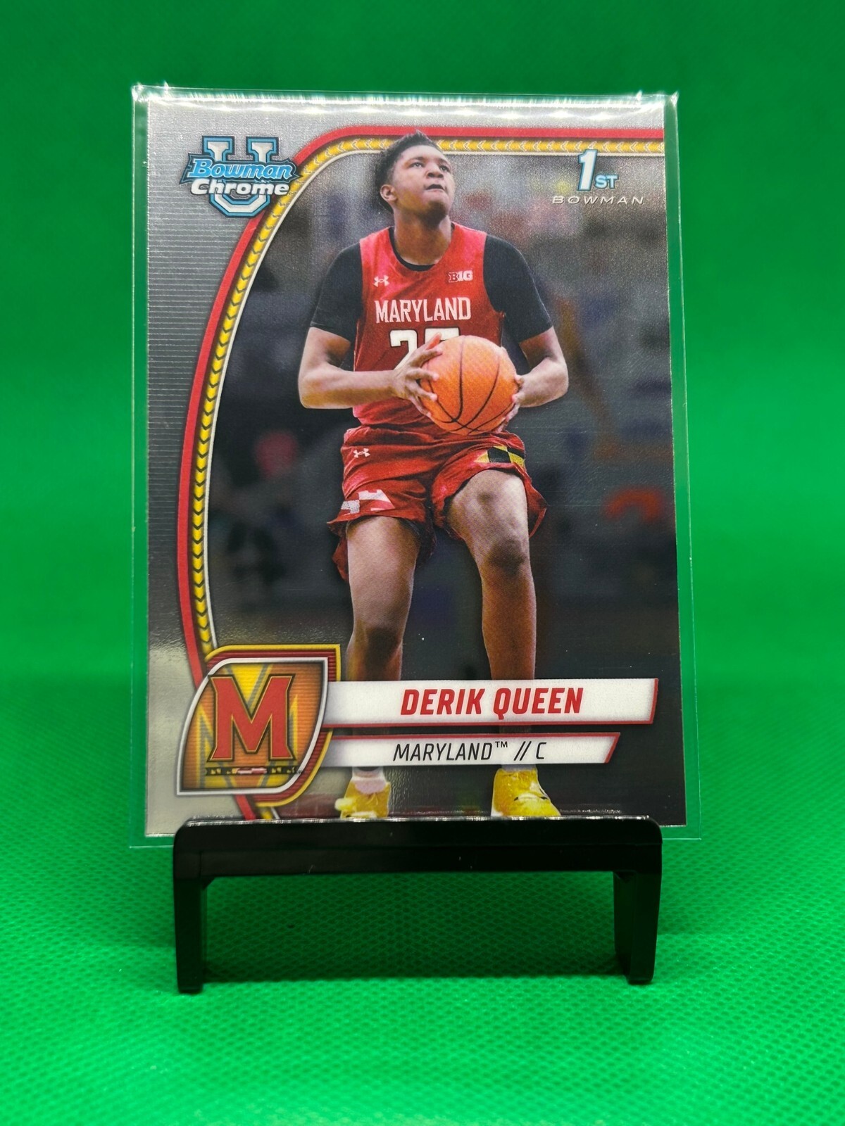 2024-25 Bowman U Chrome Derik Queen 1st Bowman Maryland Terrapins #19