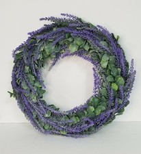 Artificial 13" Lavender Wreath Wedding Decor Home Door in Storage Bag greenery